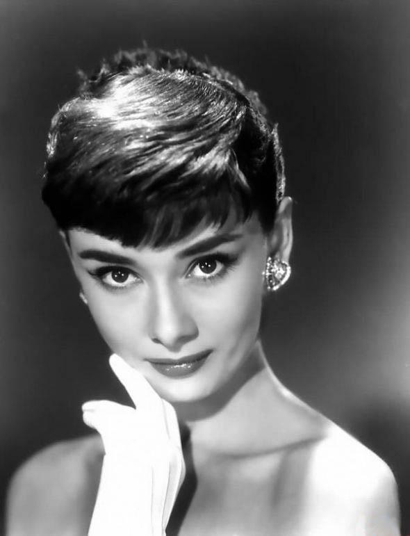 Audrey Hepburn classic pixie haircut