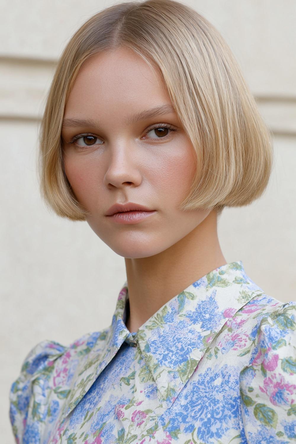 2. Best Hairstyles for 2026: Glass-Shine Micro Bob with Tucked Ends