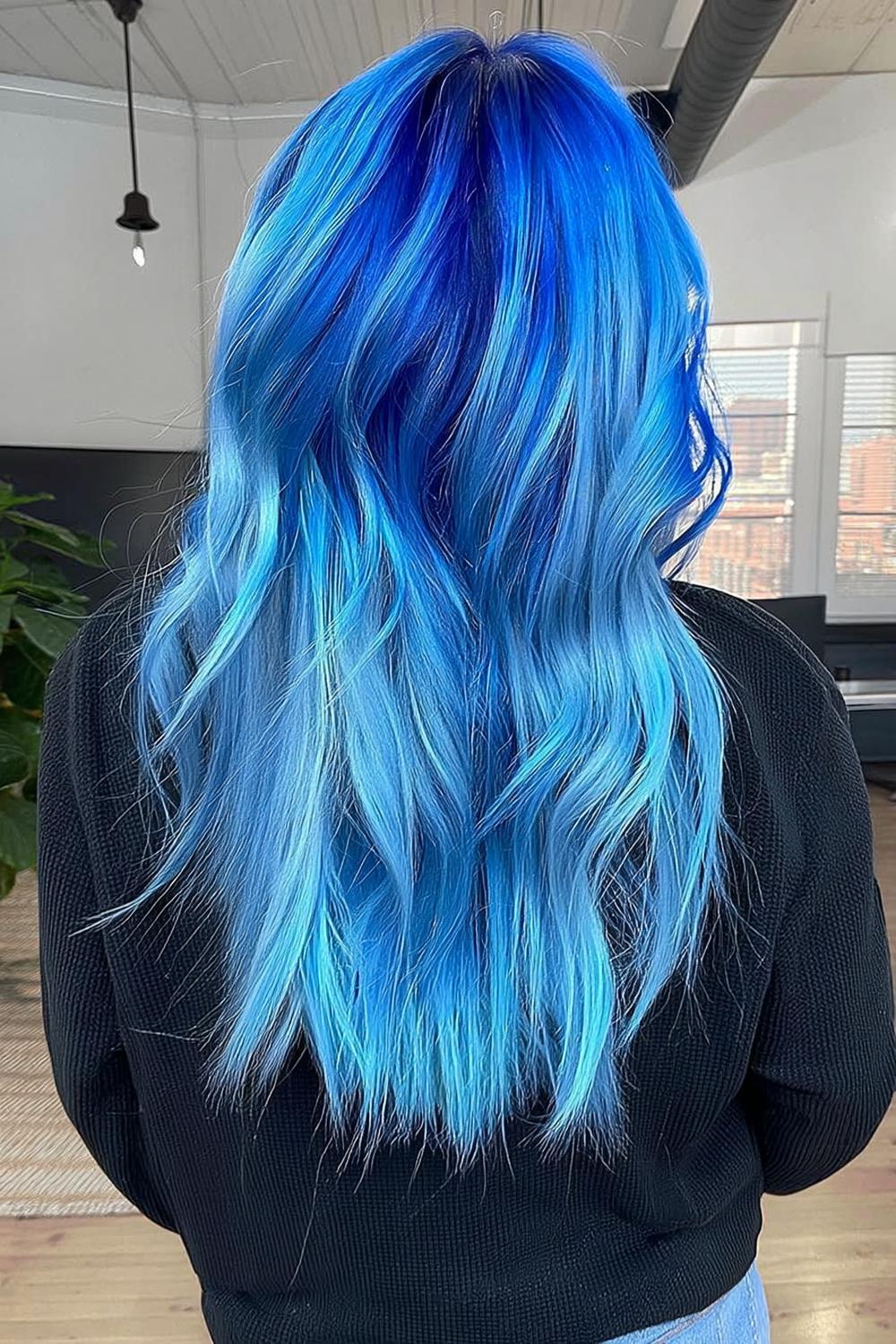 Electric Blue Layers