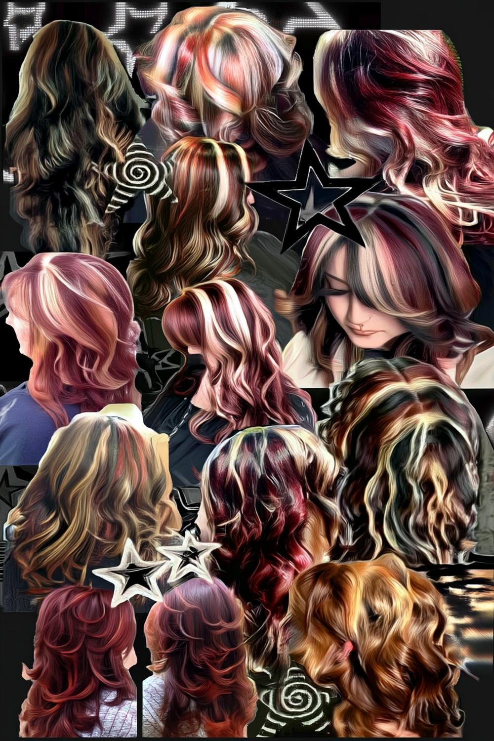 22 Stunning Calico Hair Styles for Bold Color Lovers