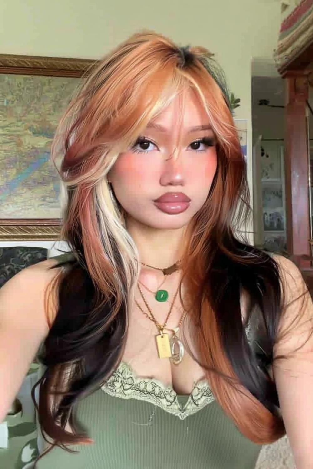 22 Stunning Calico Hair Styles for Bold Color Lovers