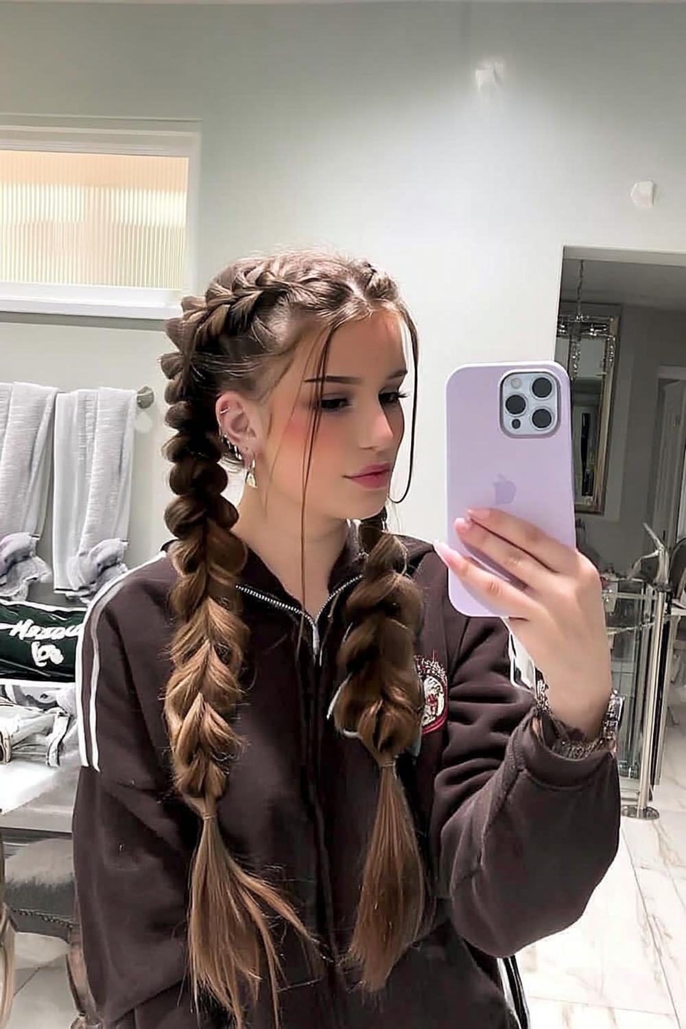 Bathroom Mirror Braid Check
