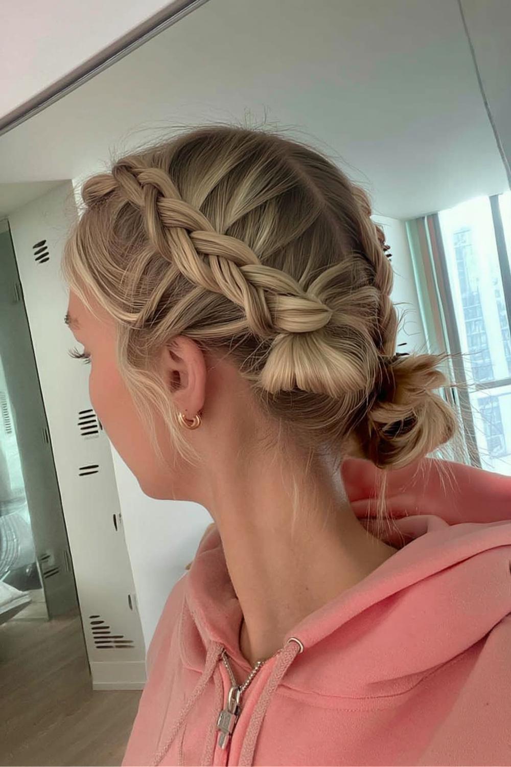 Braided Crown Updo Artistry