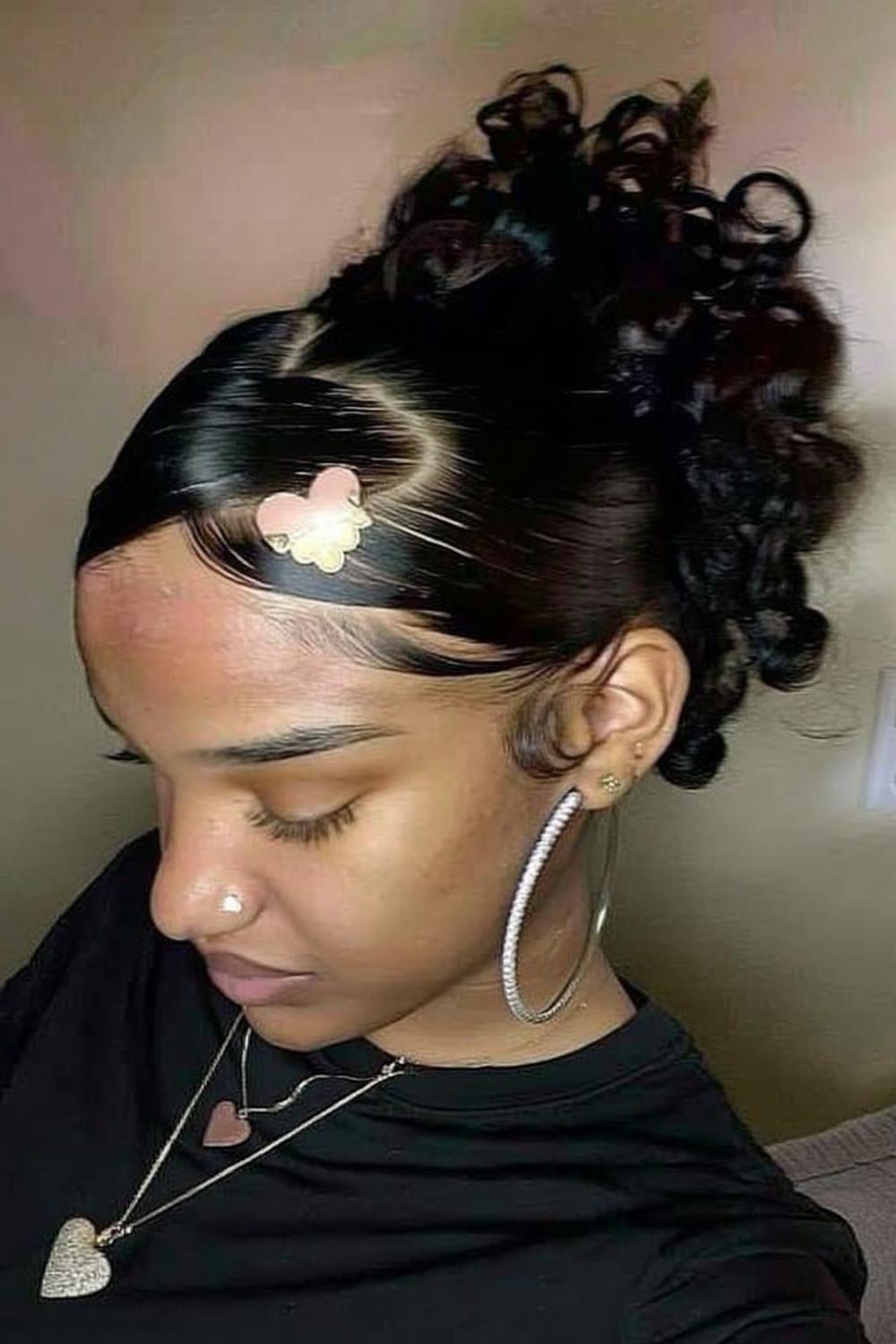 Sculptural Curly Crown Creation
