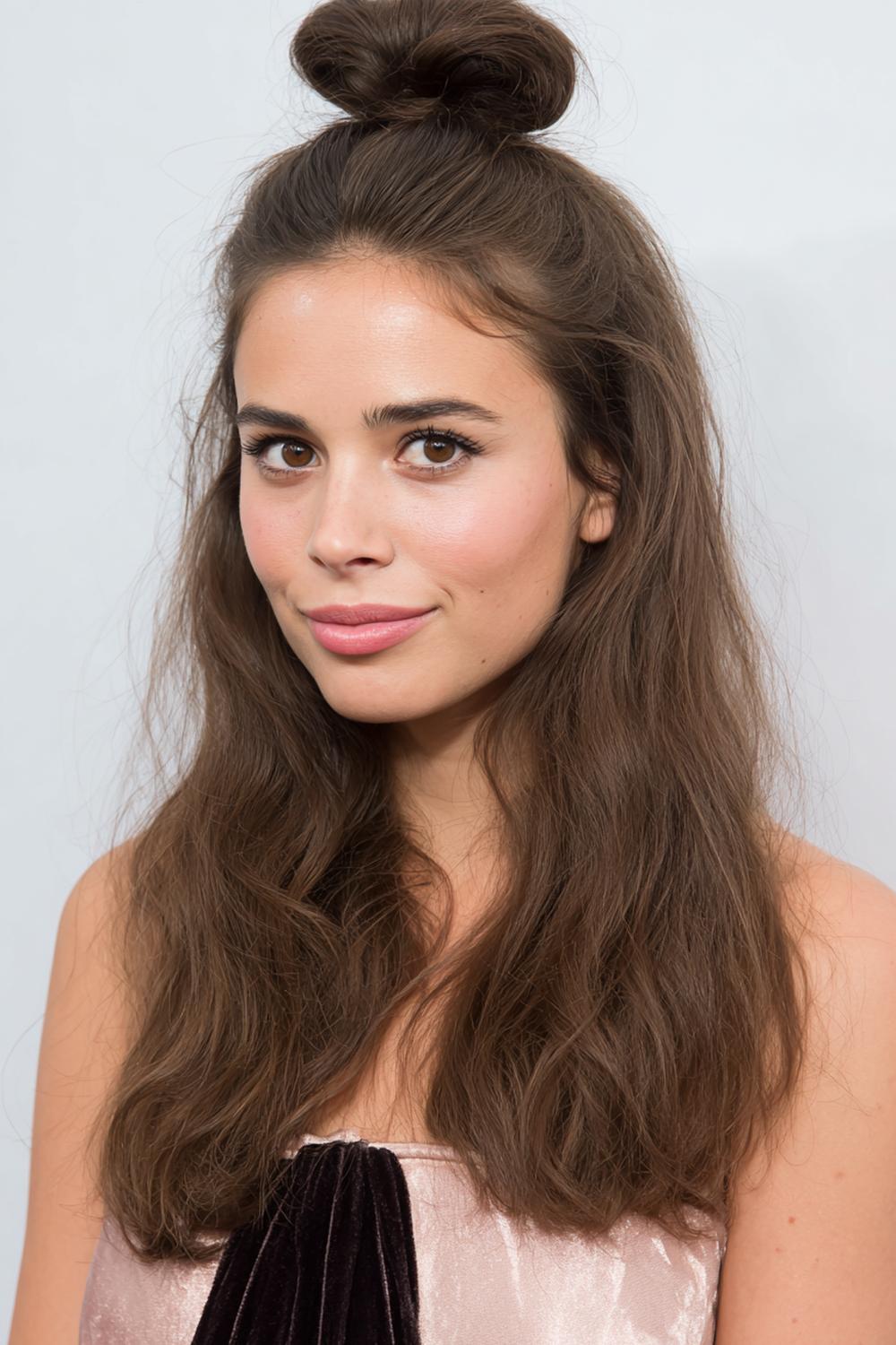 26. Everyday Hairstyles for Women: Mini Half-Up Puff with Volume at the Crown