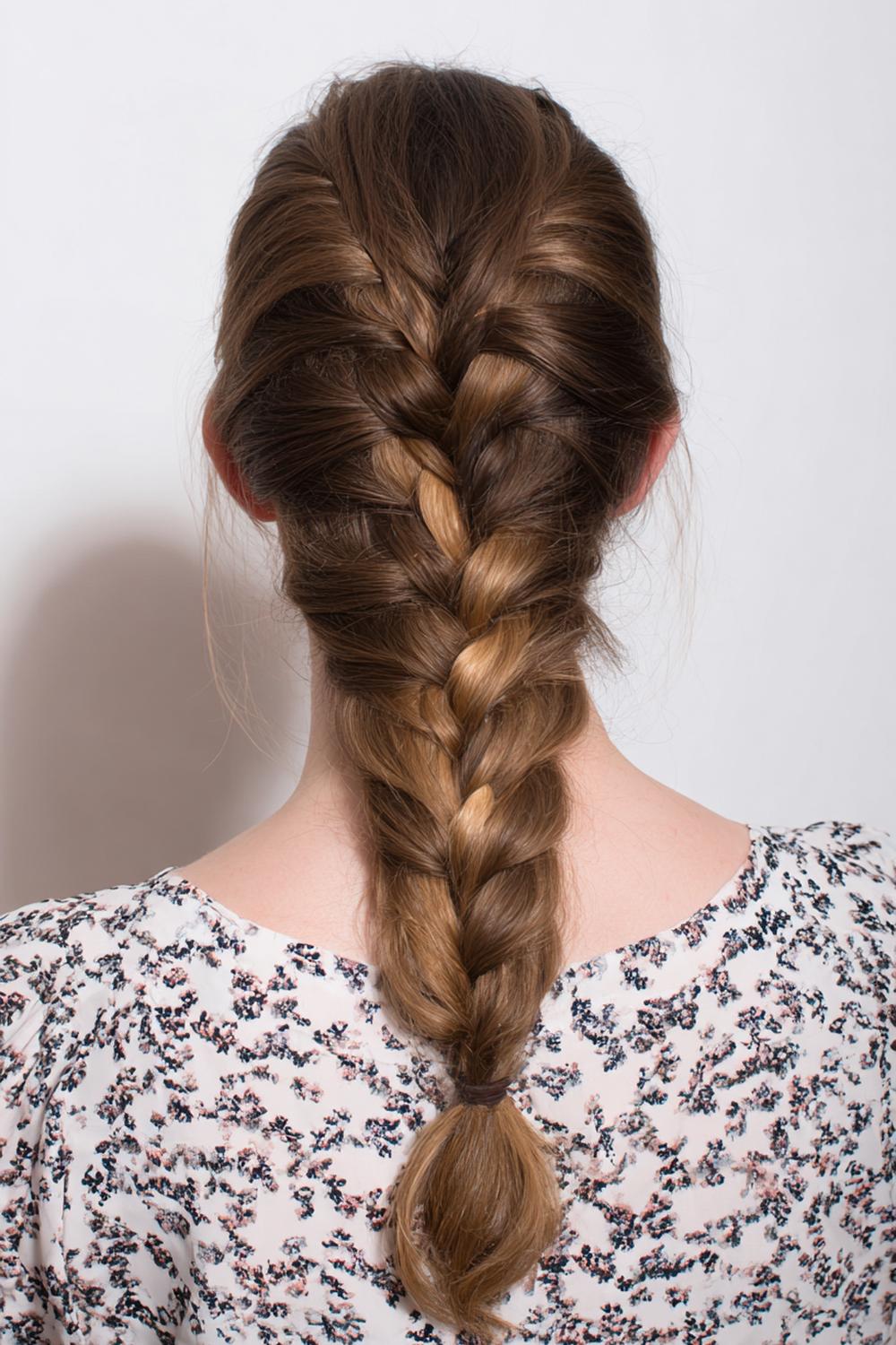9. Everyday Hairstyles for Women: Classic French Braid with Neat, Even Panels