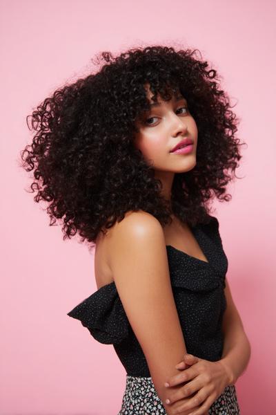 1. Air-Dried Halo Curls for hairstyles for curly hair natural ideas