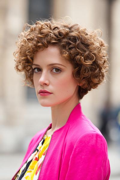 11. Short Curly Bob with Rounded Volume for hairstyles for curly hair short ideas