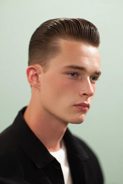 11. Pompadour with Clean Taper for hairstyles for men straight hair ideas