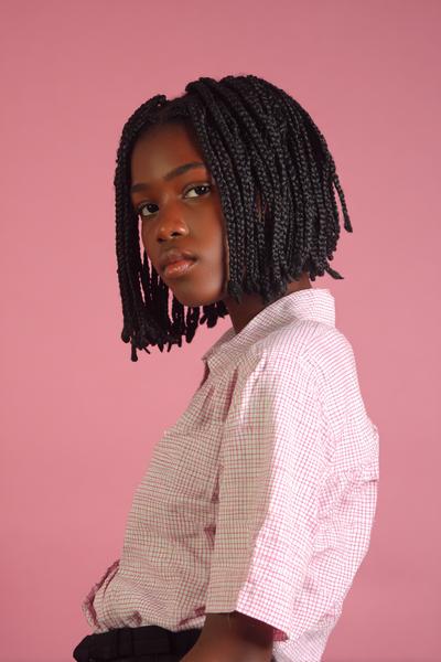 11. Short Bob Knotless Braids with Tucked Ends for hairstyles for school braids black short ideas