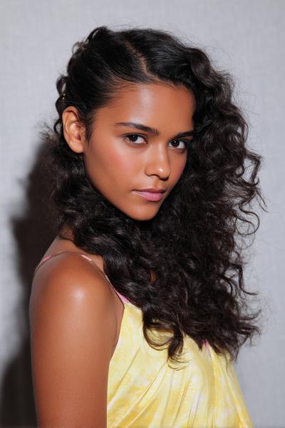 12. Quick Curly Side Clip Sweep for Hairstyles for School Curly Hair Easy with Glossy Defined Ends