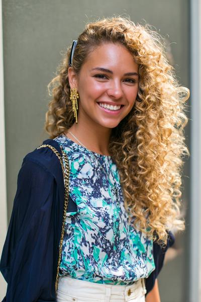 24. Deep Side Part with Volume Clip for Hairstyles for School Curly Hair Down and a Lifted Crown