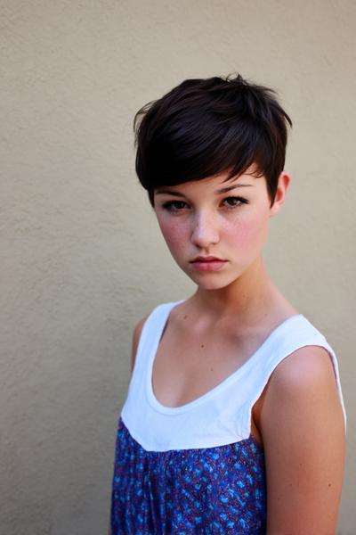 11. Textured Pixie Styling Hairstyles for School Easy Short Hair With Side-Swept Fringe