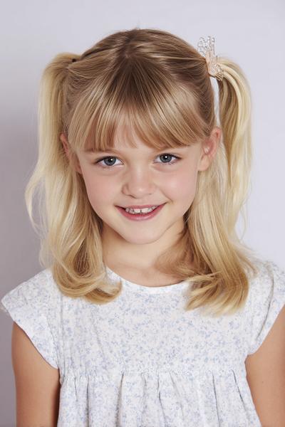 12. Half-Up Micro Pony Hairstyles for School Easy Short Hair With Mini Claw Clip Grip