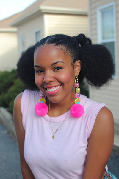 1. Beaded Double Puff Ponytails for hairstyles for school kids black ideas