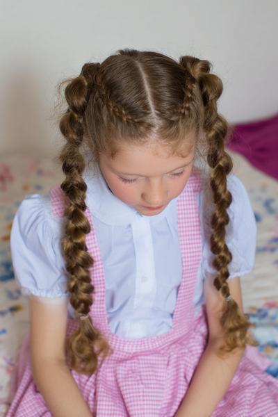 15. Classic Three-Strand Braided Pigtails for hairstyles for school kids braids ideas