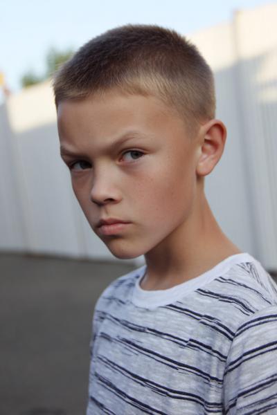 20. Classic Crew Cut With Brushed Front for hairstyles for school kids boys ideas