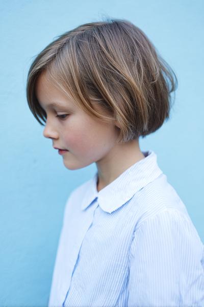 24. Short Blunt Bob With Tucked Sides for hairstyles for school kids short ideas