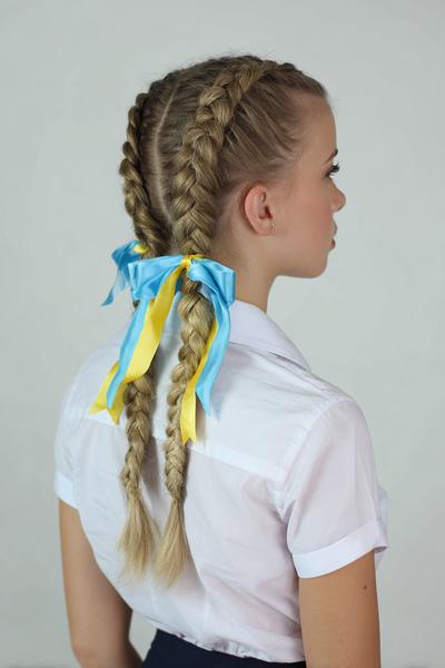 3. Double Dutch Braids with Ribbon for Hairstyles for School Natural Hair Braid Style