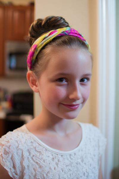 21. Tucked-Under Headband Updo for Hairstyles for School Up Hair With a Soft Roll