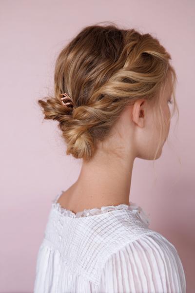 27. One-Claw Twist for Hairstyles for School Up In One With a Matte Neutral Clip