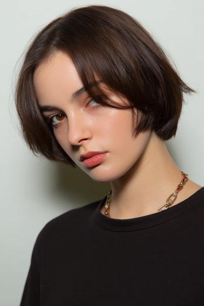 10. Blunt Micro Bob with Tucked Ends for hairstyles for thin hair short ideas