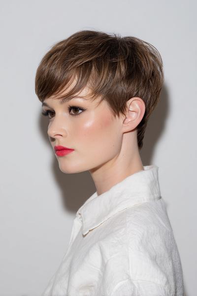 11. Cropped Shag Pixie with Piecey Texture for hairstyles for thin hair short ideas