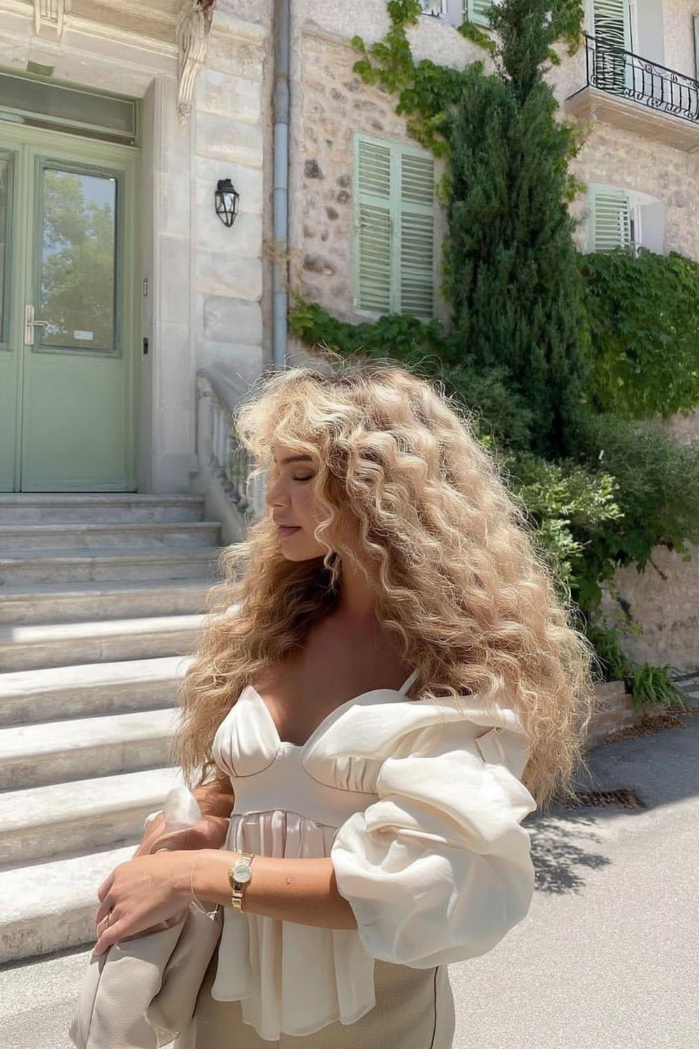 Textured Curly Balayage