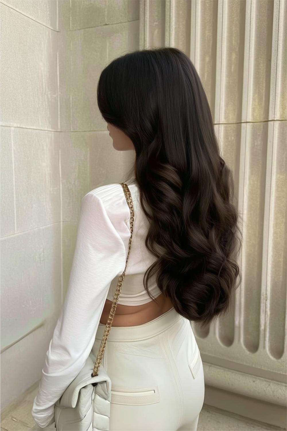 Elegant Brunette Waves