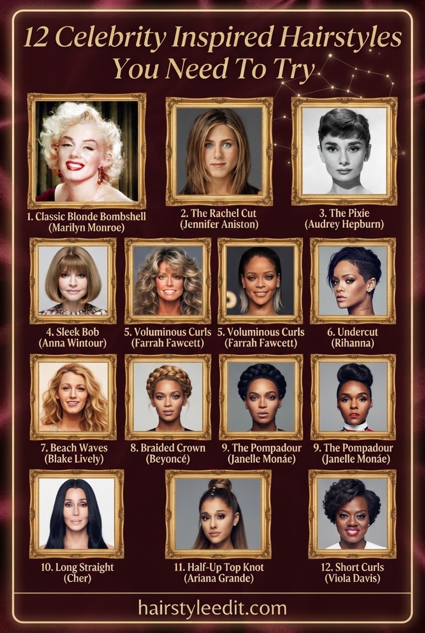 12 Celebrity Inspired Hairstyles You Need To Try