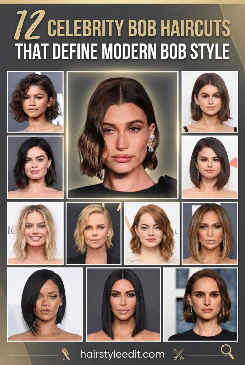 12 Celebrity Bob Haircuts That Define Modern Bob Style
