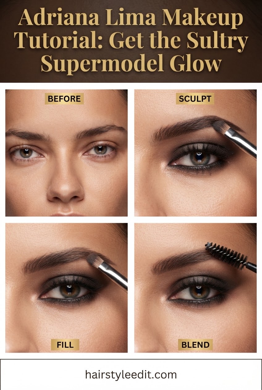 Adriana Lima Makeup Tutorial: Get the Sultry Supermodel Glow