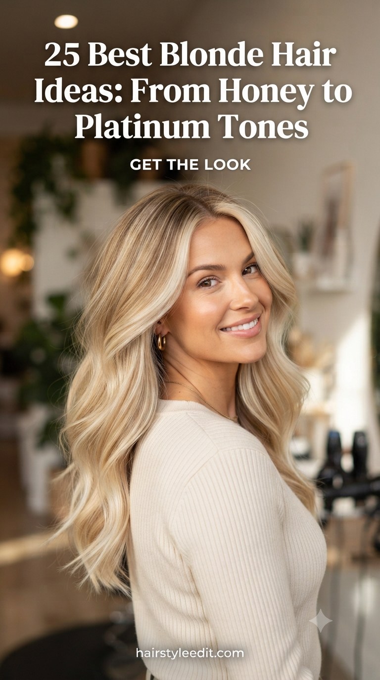25 Best Blonde Hair Ideas: From Honey to Platinum Tones