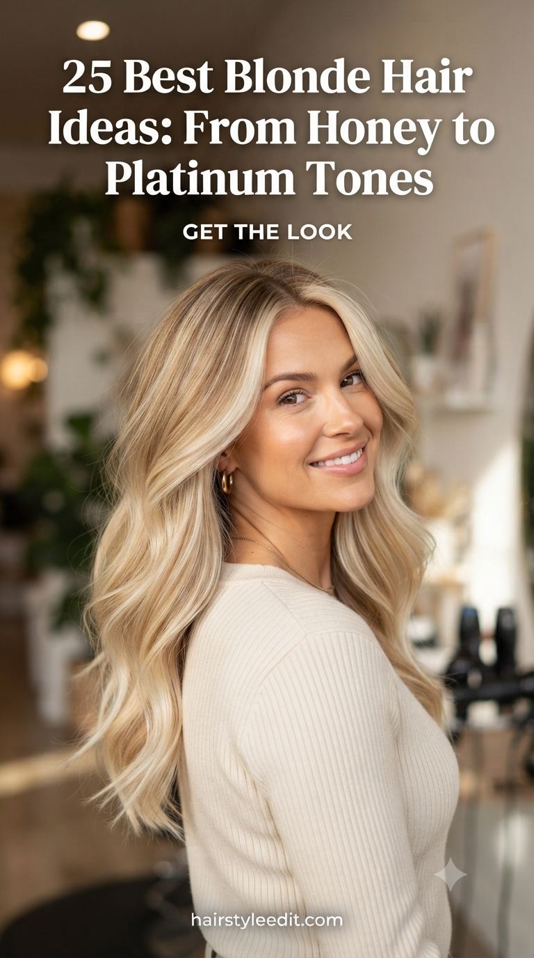 25 Best Blonde Hair Ideas: From Honey to Platinum Tones