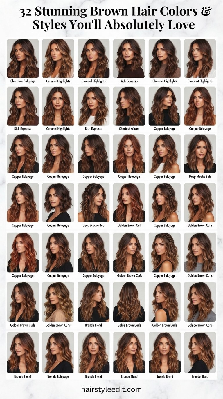 32 Stunning Brown Hair Colors & Styles You'll Absolutely Love