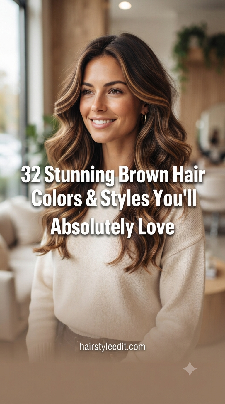 32 Stunning Brown Hair Colors & Styles You'll Absolutely Love