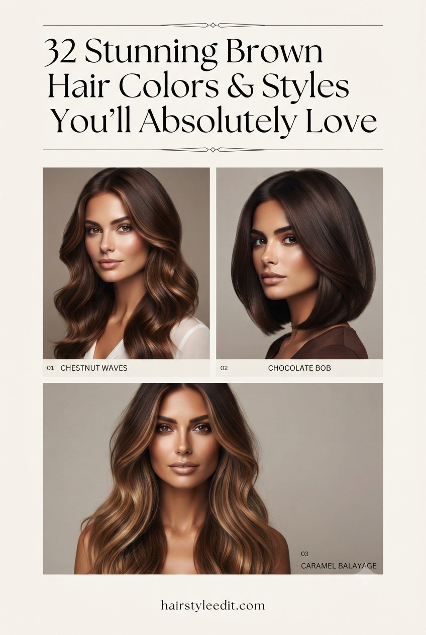 32 Stunning Brown Hair Colors & Styles You'll Absolutely Love