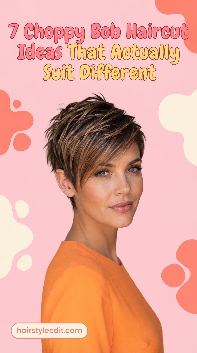 7 Choppy Bob Haircut Ideas That Actually Suit Different