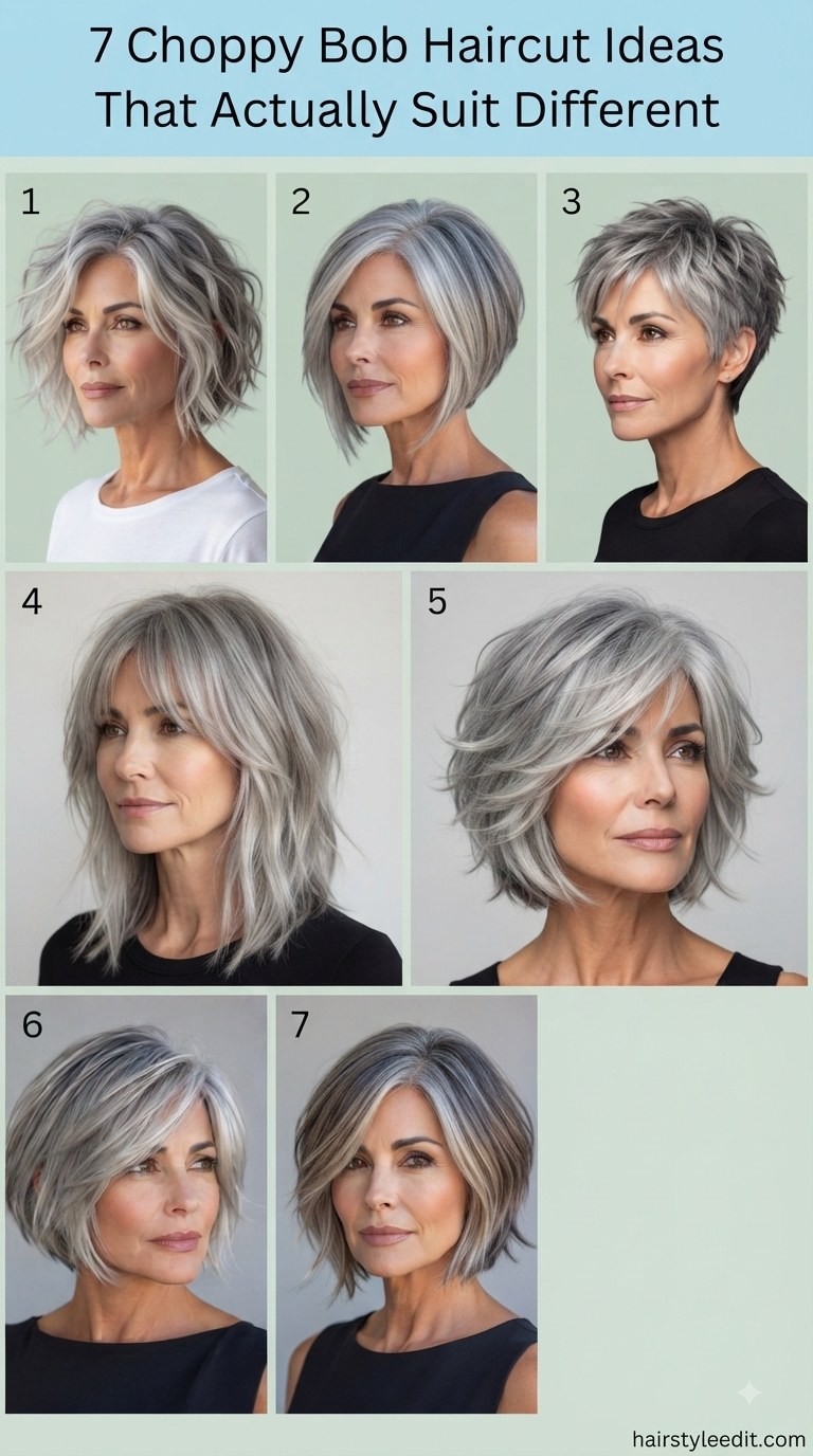 7 Choppy Bob Haircut Ideas That Actually Suit Different