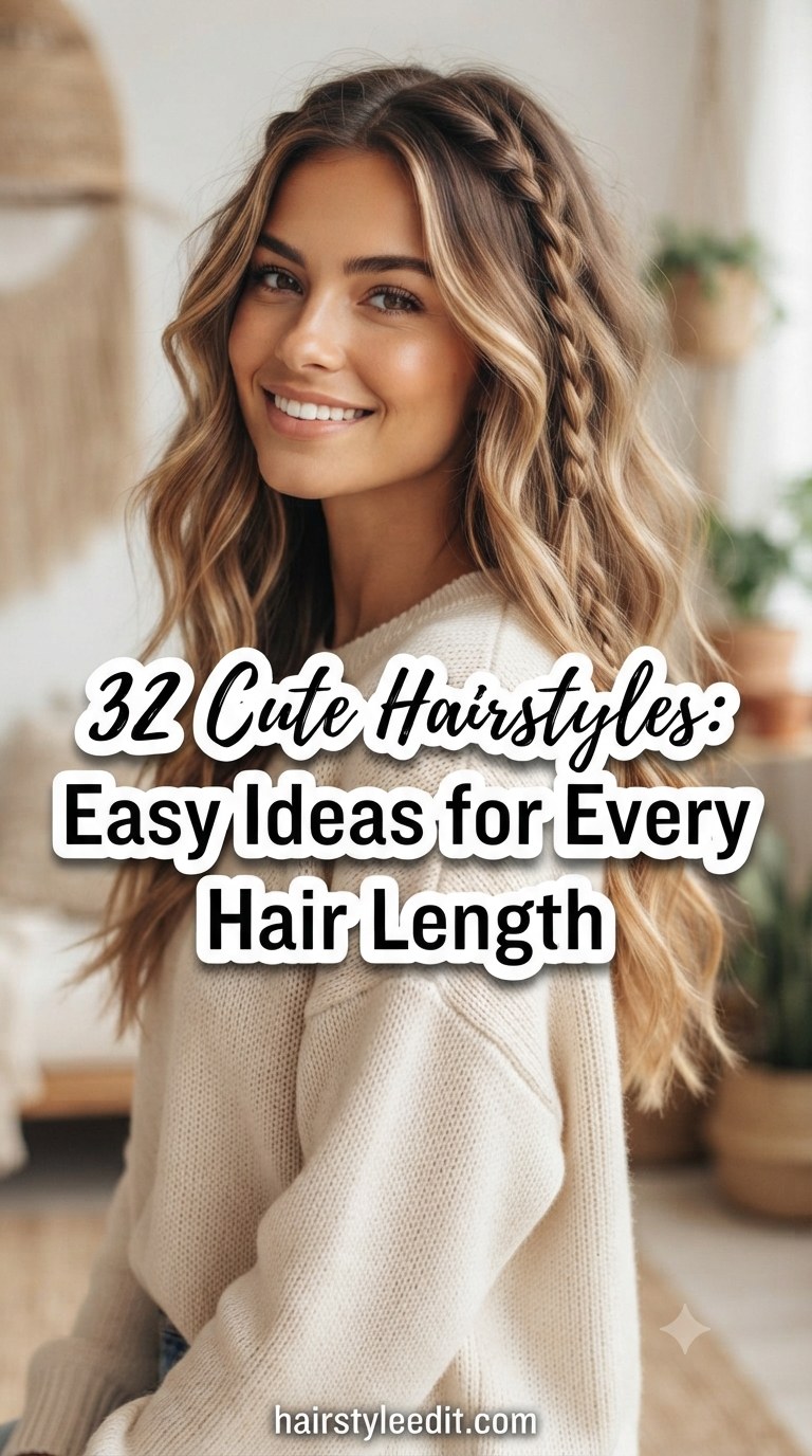 32 Cute Hairstyles: Easy Ideas for Every Hair Length