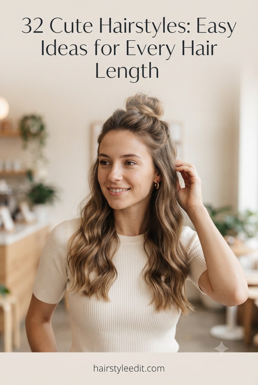 32 Cute Hairstyles: Easy Ideas for Every Hair Length