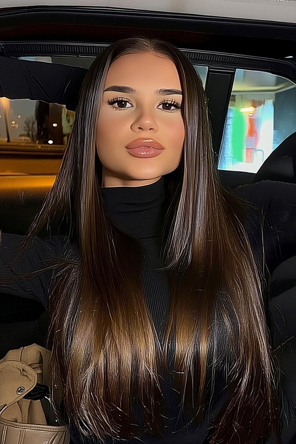 Straight Caramel Elegance