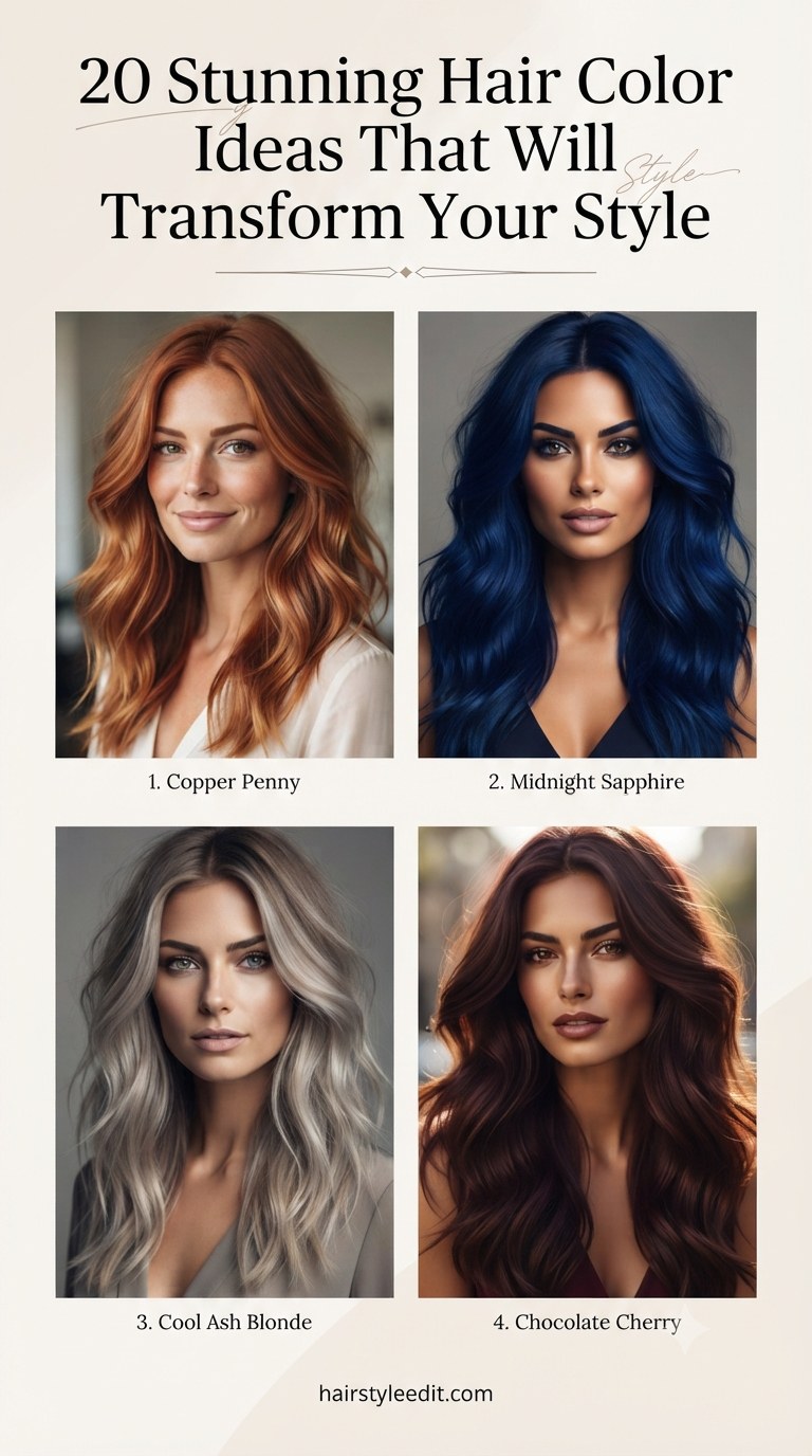 20 Stunning Hair Color Ideas That Will Transform Your Style