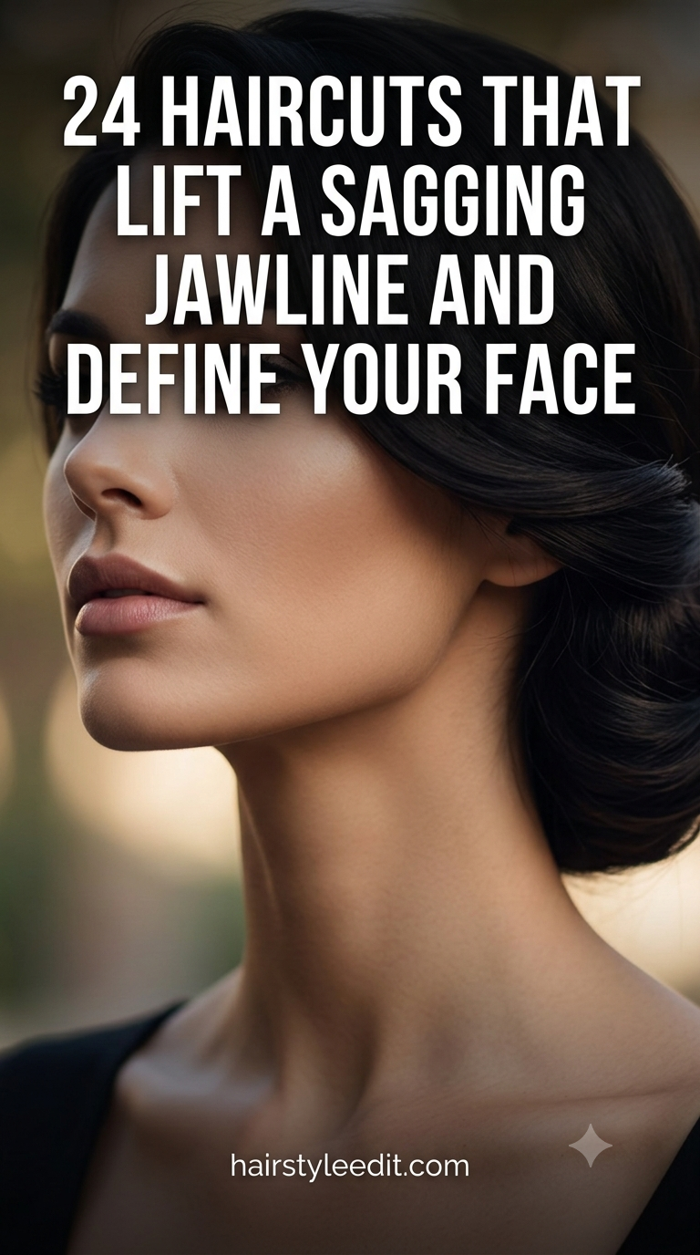 24 Haircuts That Lift A Sagging Jawline And Define Your Face