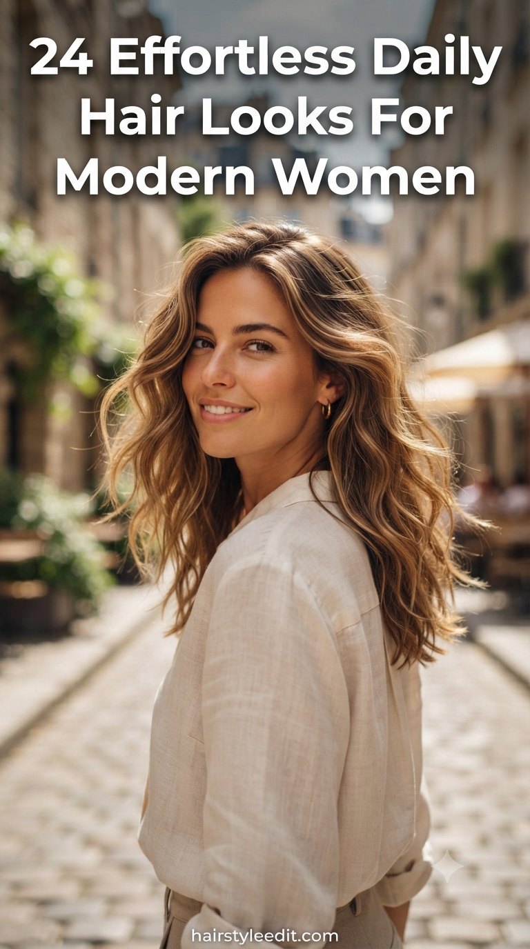 24 Effortless Daily Hair Looks For Modern Women