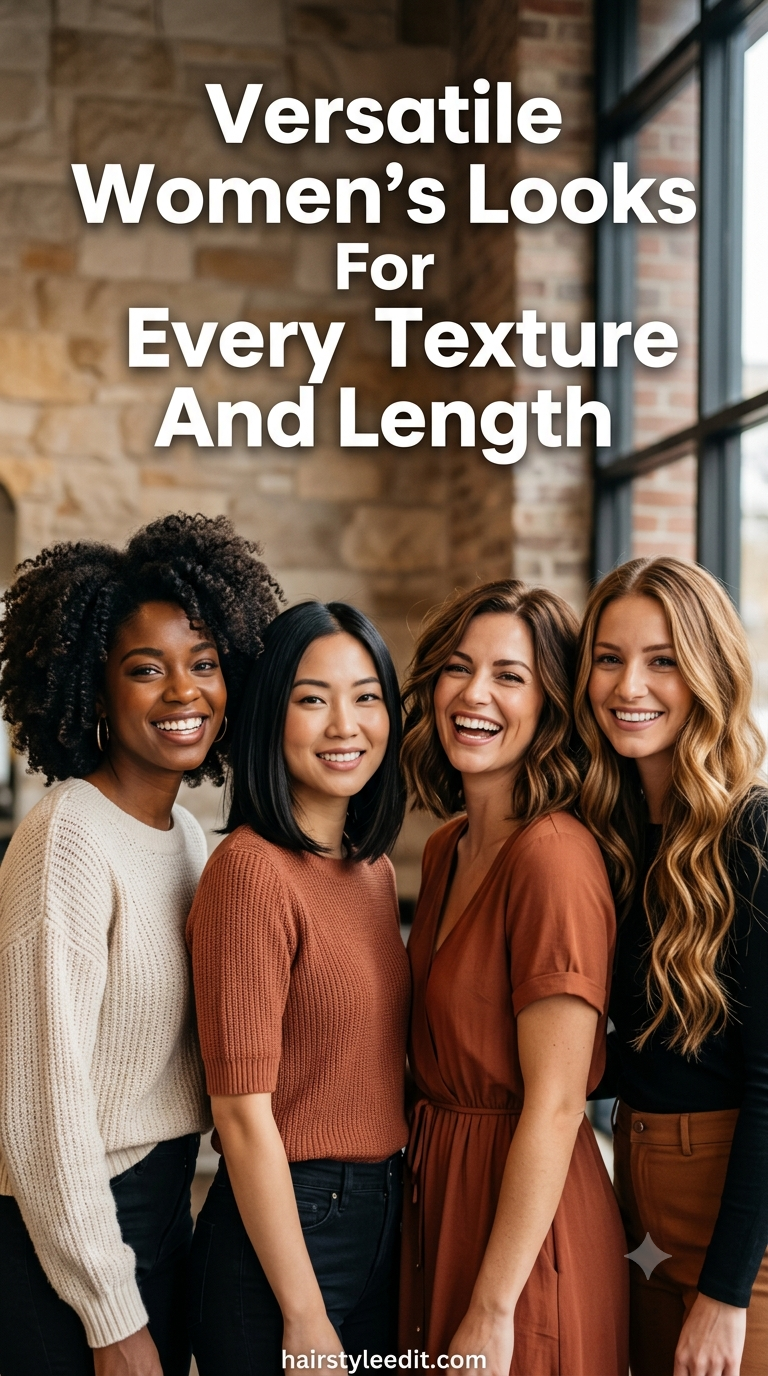 Versatile Women’s Looks For Every Texture And Length