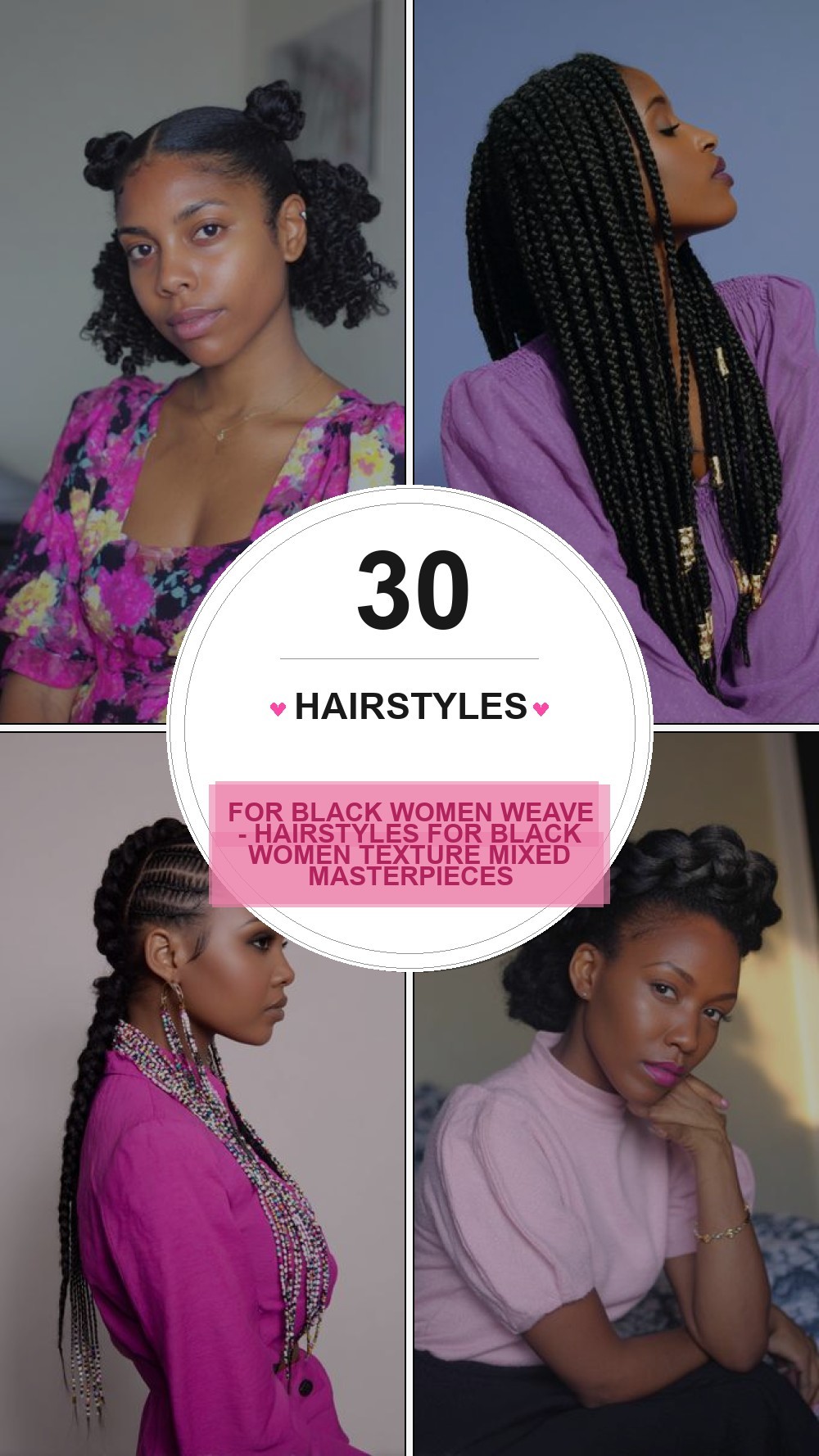 hairstyles for black women weave - Hairstyles For Black Women Texture Mixed Masterpieces
