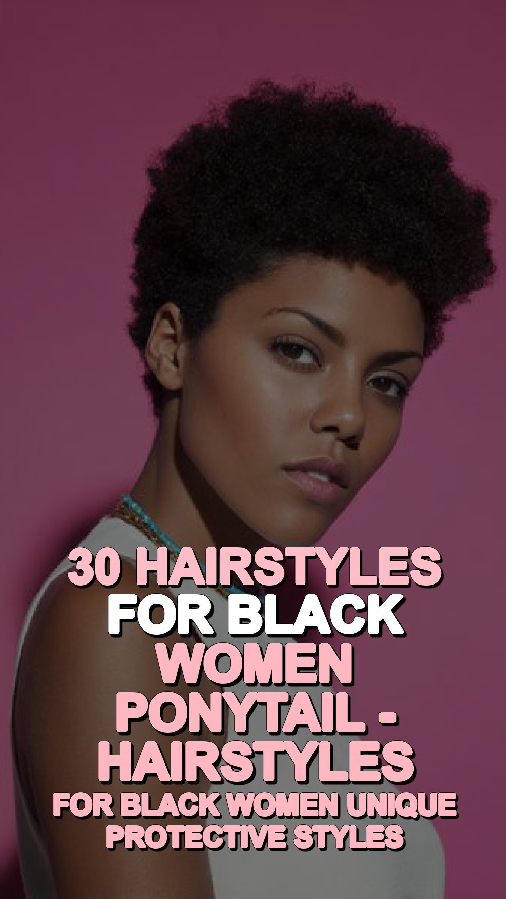 hairstyles for black women ponytail - Hairstyles For Black Women Unique Protective Styles
