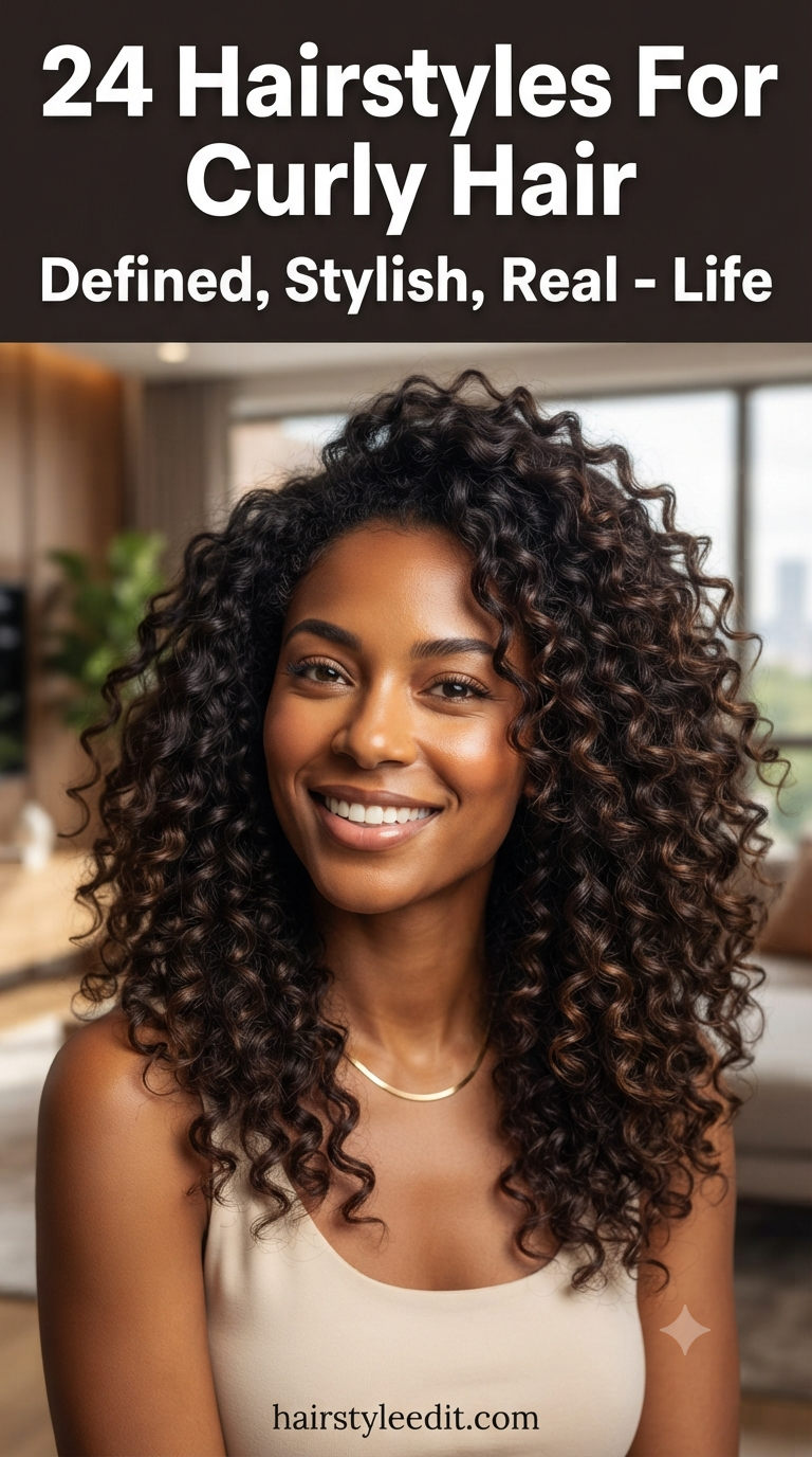 24 Hairstyles For Curly Hair - Defined, Stylish, Real - Life