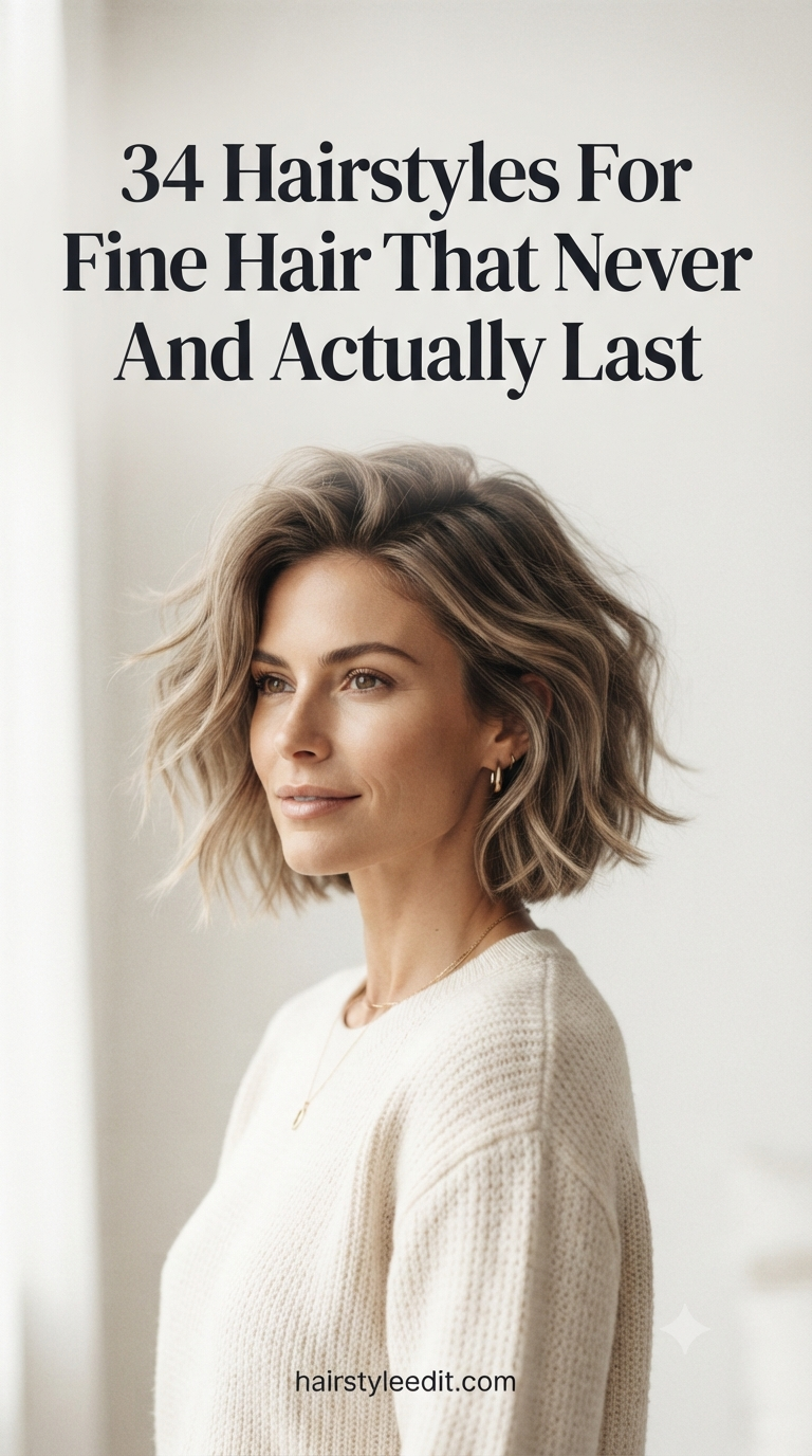 34 Hairstyles For Fine Hair That Never Hold And Actually Last